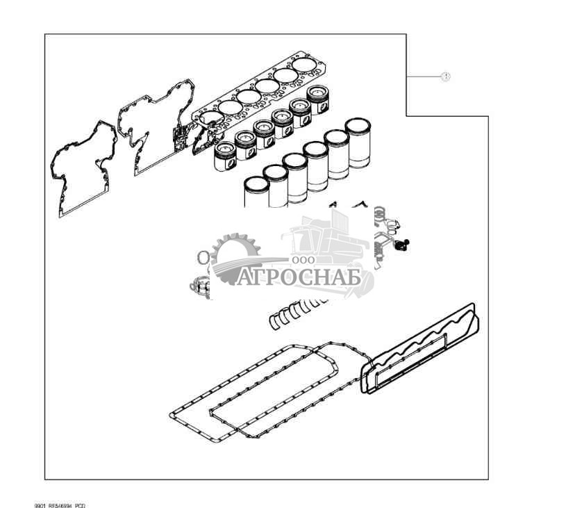 9901 Комплект для капитального ремонта двигателя 